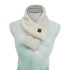 Designer Custom Winter Fashion Luxury Designer Graphene Cotton Smart USB Heating Neck Scarf With Gift Box