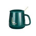 And Gift Mug Coffee Ceramic Gift Home Ceramic Mugs With Lid And USB Warmer Coffee Mug Heater Gift Sets Custom Logo