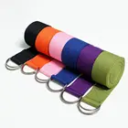 Stretching Yoga Stretch Strap Customized D-Ring Cotton Yoga Stretch Strap Loop Yoga Stretching Strap