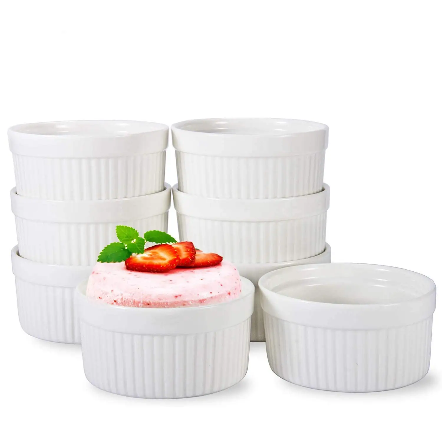 ceramic souffle cups