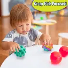 Ball Kids Huiye 3d Stress Ball Squish Ball Fidget Toy Silicone Popping Push Bubble Fidget Ball For Kids