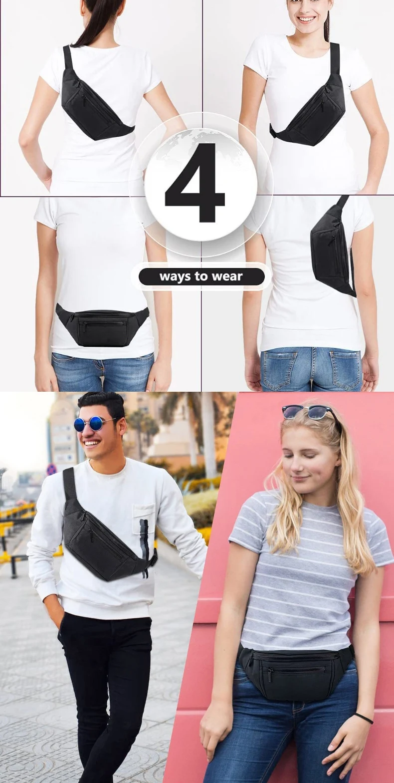 Hip belt branded portable light sports waterproof branded waist bag fashion shoulder bag fanny pack for outdoor Hip belt branded portable light sports waterproof branded waist bag fashion shoulder bag fanny pack for outdoor