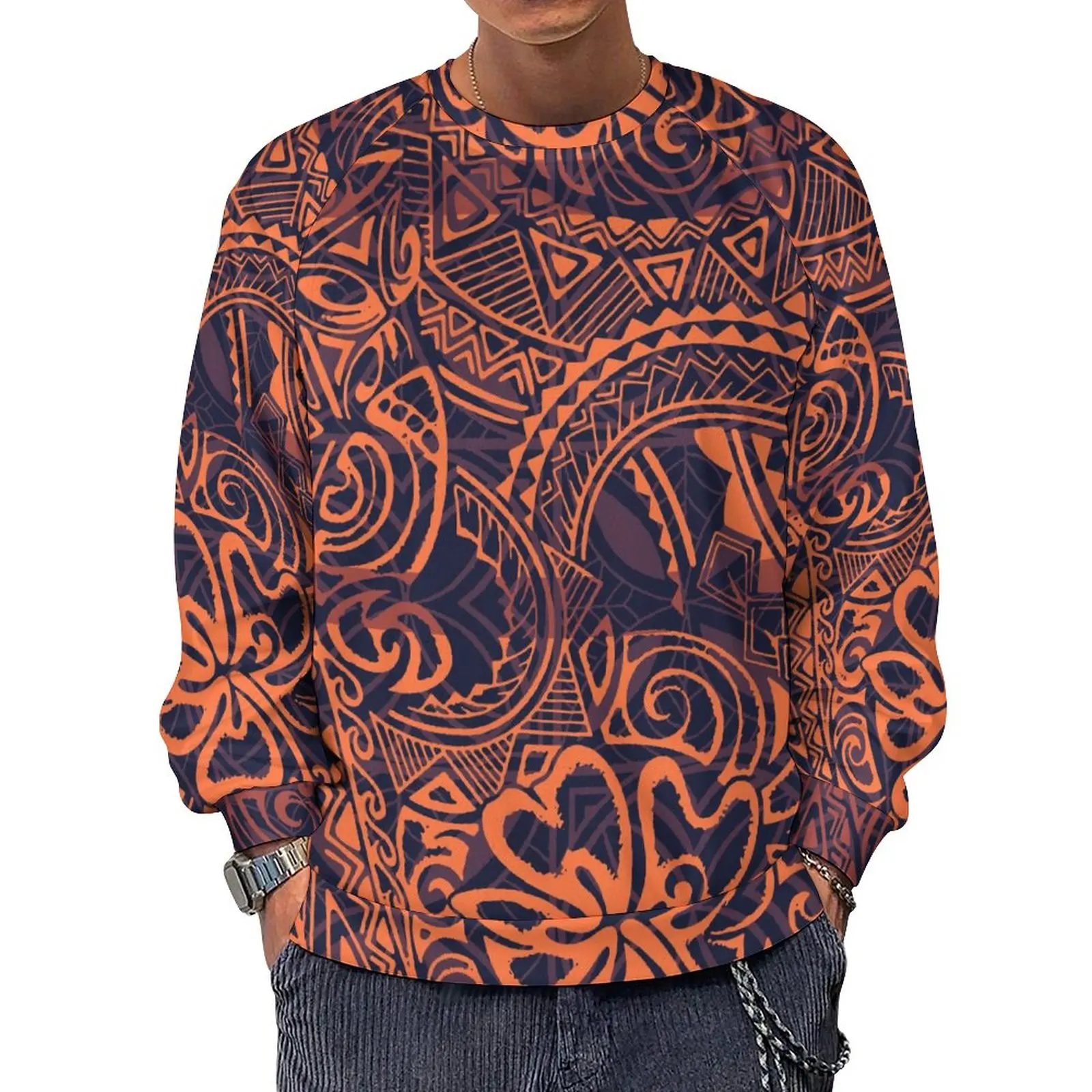 Men's Hoodies & Sweatshirts Polynesian Tribal Printed Custom Hoodie Samoa Floral Oversized Hoodie Men Tops Sweater kamui store uae 11 H39aa942842494e61a34dfee28a35ec5bH