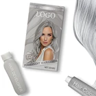 Color Natural Black Home Use Fast Dye Hair Color Kit For Consumers Grey Natural Ingredients Shiny Permanent Color Cream