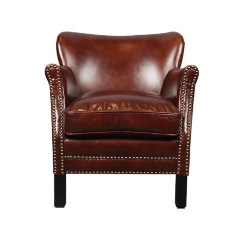 leather club chair small