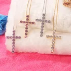 Gold Pendant Pendant 18K Gold Plated Jewelry Hot Sale Faith Jewelry Cross Gold Pendant Charms Necklace