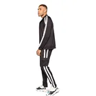 Style Men Popular Style Premium Men Male Stand Neck Polyester Zipper Hoodie 2 Piece Set