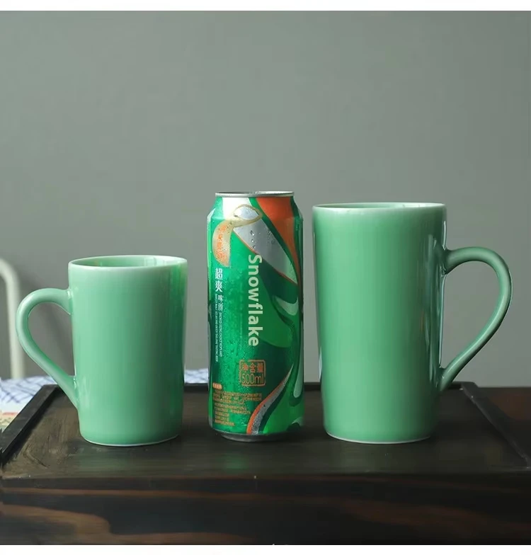 product longquan celadon large large classic design capacity ceramic mug draft beer water ceramics cup for summer party drinking cup-9