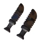 Obsidian Knife Black Obsidian Hand Carved Natural Black Obsidian Crystal Short Knife Swords
