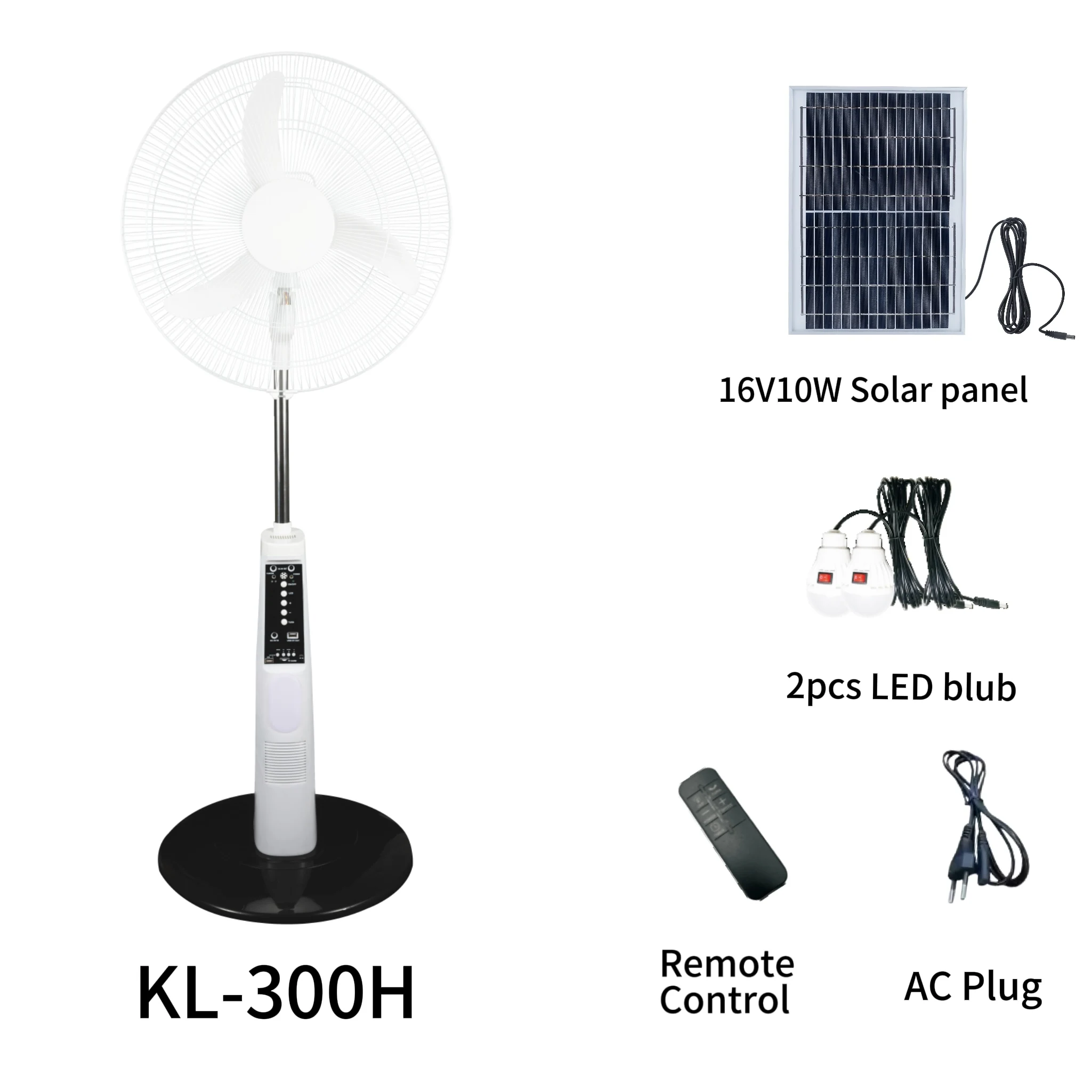 Pedestal Fan, 220V, Solar, Brushless - detail 6