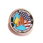 Wholesale Gold 3d Coins Cheap Wholesale Antique Gold Blank Custom Challenge Coin Navy Chief Military Challenge Coins
