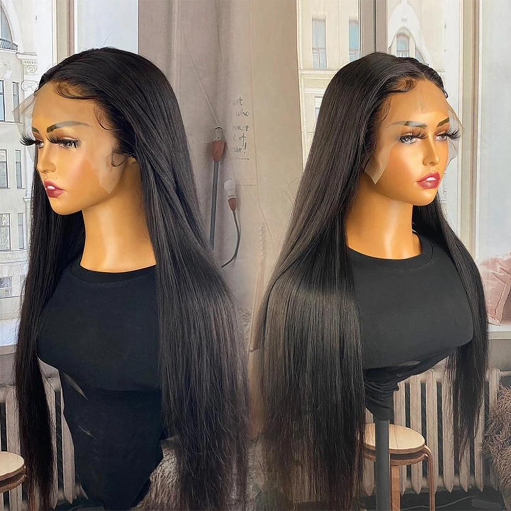 Cheap Brazilian Quality Full Lace Human Hair Wigs For Black Women Transparent Hd Lace Front Wig Pre Plucked 360 Lace Frontal Wig