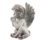 Wedding Easter Wholesale Resin Angel Figurines Gold And Silver Wedding Decorations Easter Gifts Table Topper 2021