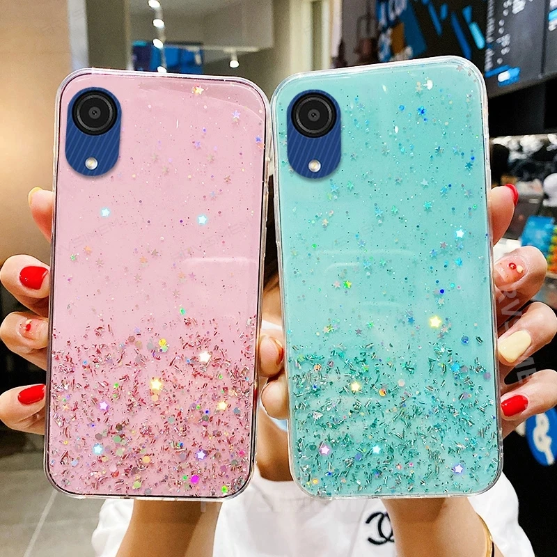 Shiny Glitter Sequins Soft Case For Samsung Galaxy A03 A03 Core A03core A03s Cover - Buy Glitter Star Phone Case For Samsung Galaxy A03 Core,Bling Phone Case For Samsung