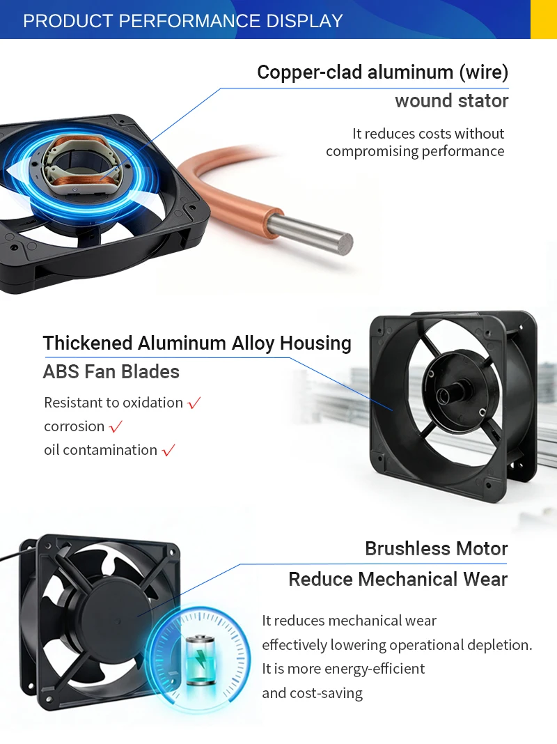 Axial Flow Cooling Fan, WBO, 110, 12 - detail 10