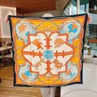 Scarf Luxury Printed Fashionable Silk Scarf Natural Silk Scarf