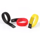 Straps Tag Loop Strap Portable Adjustable Multicolor Nylon Hook And Loop Cable Straps With Tag