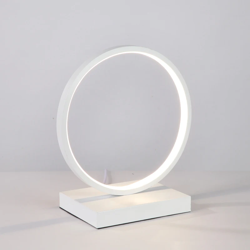 luminous circle table lamp