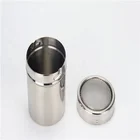 Salt Pepper Multi Purpose Stainless Steel Condiment Can With Mesh Sugar Dredger Icing Shaker Salt Pepper Sesame Can