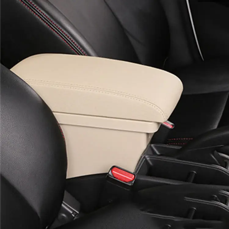 tiypeor hot sale multifunctional universal car armrest storage box with cup holder for front elbow support-4