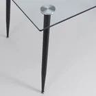 Furniture Table Free Sample Cheap Modern Restaurant Furniture 12 10 8 Seater Glass Top Dining Table