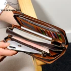 Hand Bag Hand Bag Men's Fashion Styling Hand Bag Large Capacity Retro Clip Bag