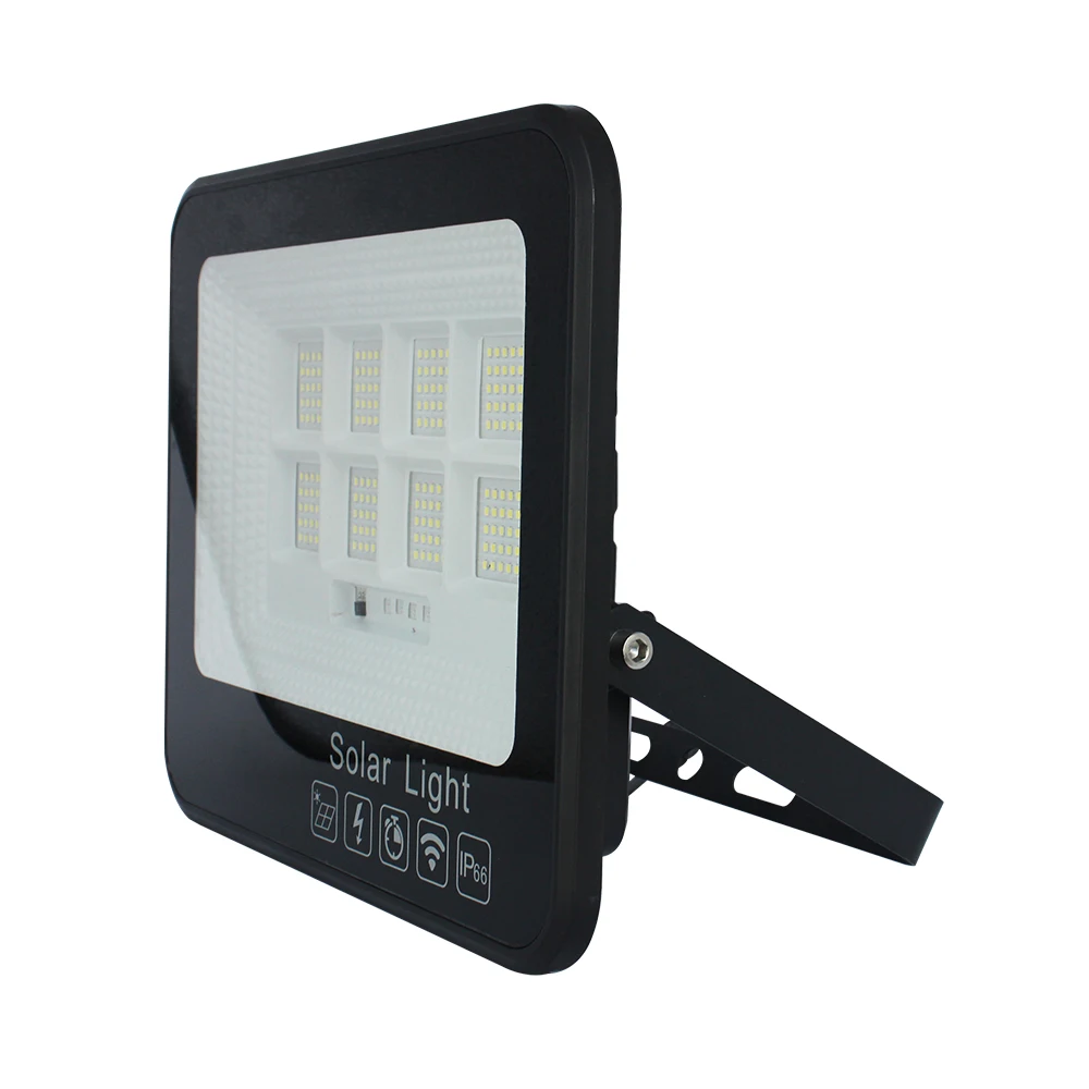 Hot selling solar floodlight one tow two super bright solar floodlight 100 200 300 watt Led solar street outdoor light