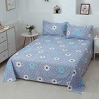 Twin Bedding Family Size Double Twin Queen Size Bed Quilts Cover Bedding Bedspreads Aloe Cotton Printing Four-piece Suit