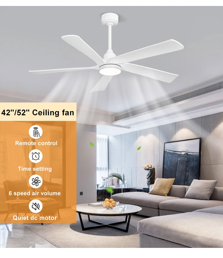 Ceiling Fan, 42inch, 52'', Plastic - detail 4