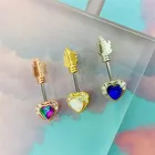 Cz Jewelry Customized Good Quality Women Creative Ear Stud CZ Body Piercing Jewelry