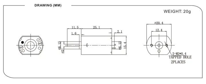 DSD-130RH-SH 고속 토크 5.8~12gf.cm 소형 DC 모터 세부 정보