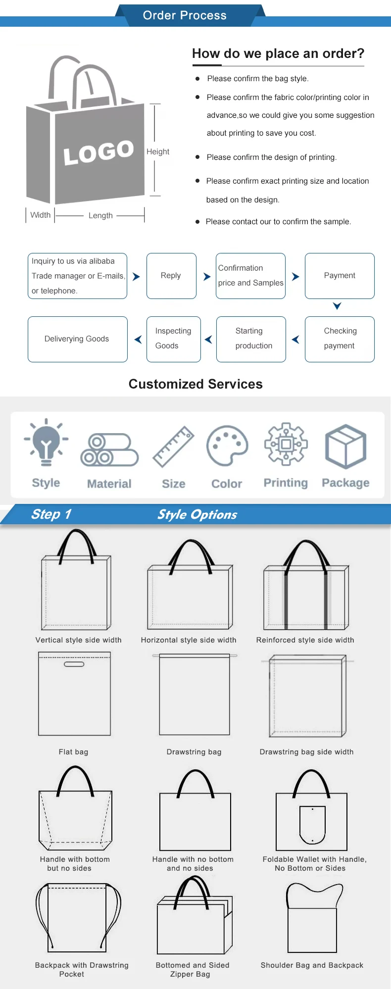 product custom durable pp woven tote bag reusable matte laminated non woven daily use shopping bags-19