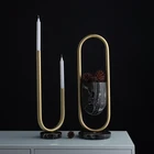 Decoration Dinner Candlestick Luxury Brass Decoration Romantic Candlelight Dinner Party Wedding Candlestick