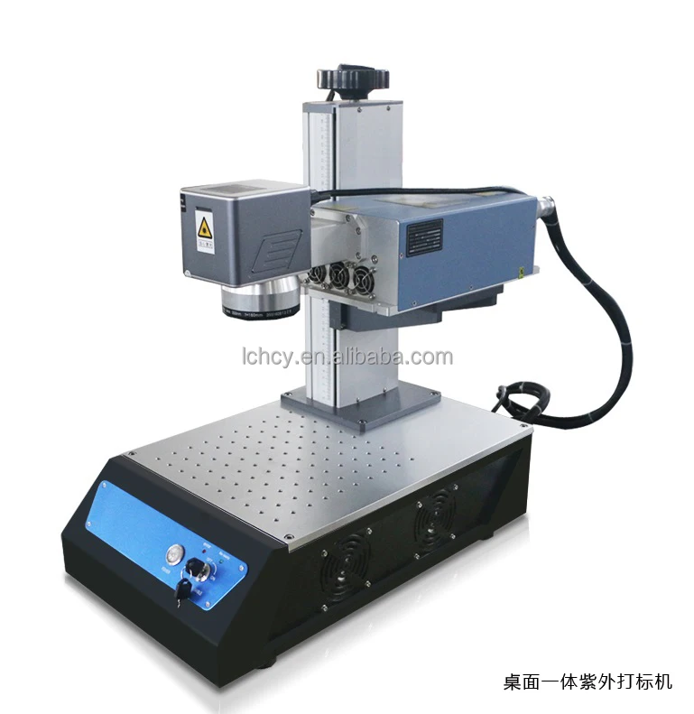 All In One Optical Fiber Co2 Uv Laser Nameplate Marking Machine