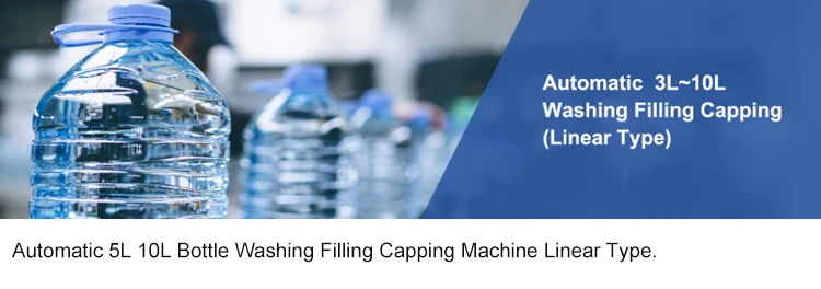 Automatic Plastic Gallon Disposable Bottle Washing Filling Capping 5 10 19 Liters Water Filler Bottler Machine manufacture