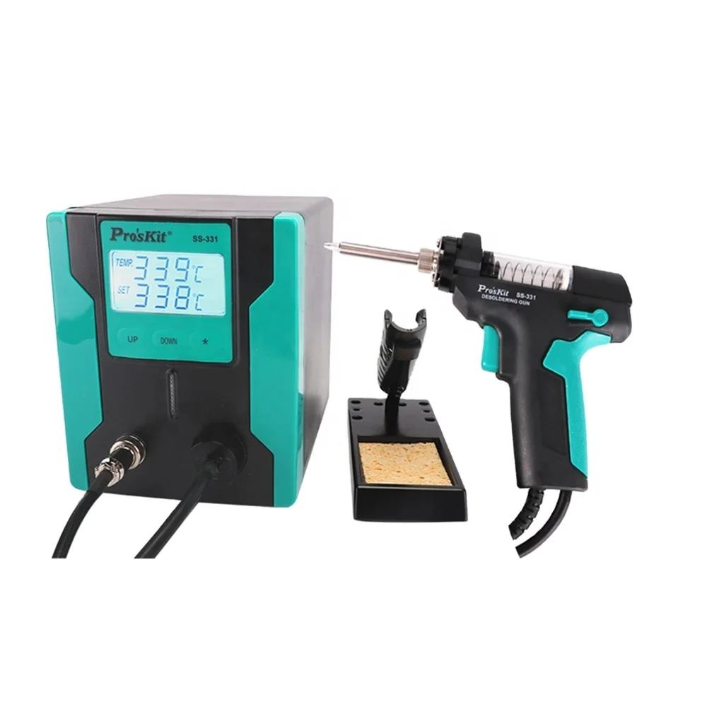 Pro'skit Ss-331h Esd Lcd Digital Electric Desoldering High Power Strong Suction Desoldering Pump