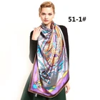 Silk Twill Wholesale Printed 100% Silk Twill Scarf Women's Silk Turban Shawl