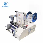 Semi Automatic Labeling Machine Round 2020 Manual Fast Semi Automatic Adhesive Wine Round Bottle Labeling Machine