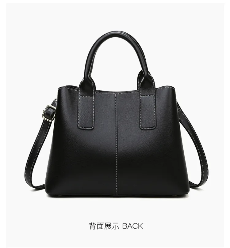 Women  Trendy Soft Leather Letter Shoulder Hand Bags Ladies Large Shoulder Bag Messenger Handbag For Women