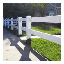 High Quality Modern Style PVC Horse Fence White Customizable Vinyl Horse Fence Outdoor Farm fencing horses