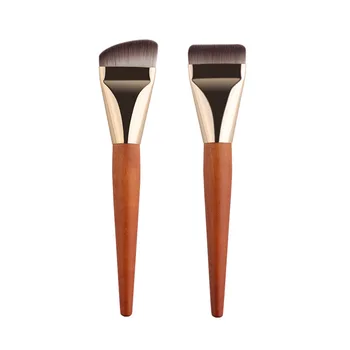 Custom makeup brushes flat head foundation brushes set