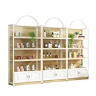 Cosmetic China Professional Manufacture Cosmetic Shelf Metal Wood Professional Makeup Display Stands