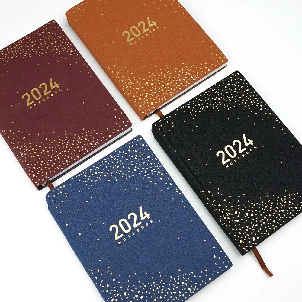 Logo Dot Pocket Luxury A4 Stone Paper Stationery Small Personal Promotional Pu Leather Notebook With Logo