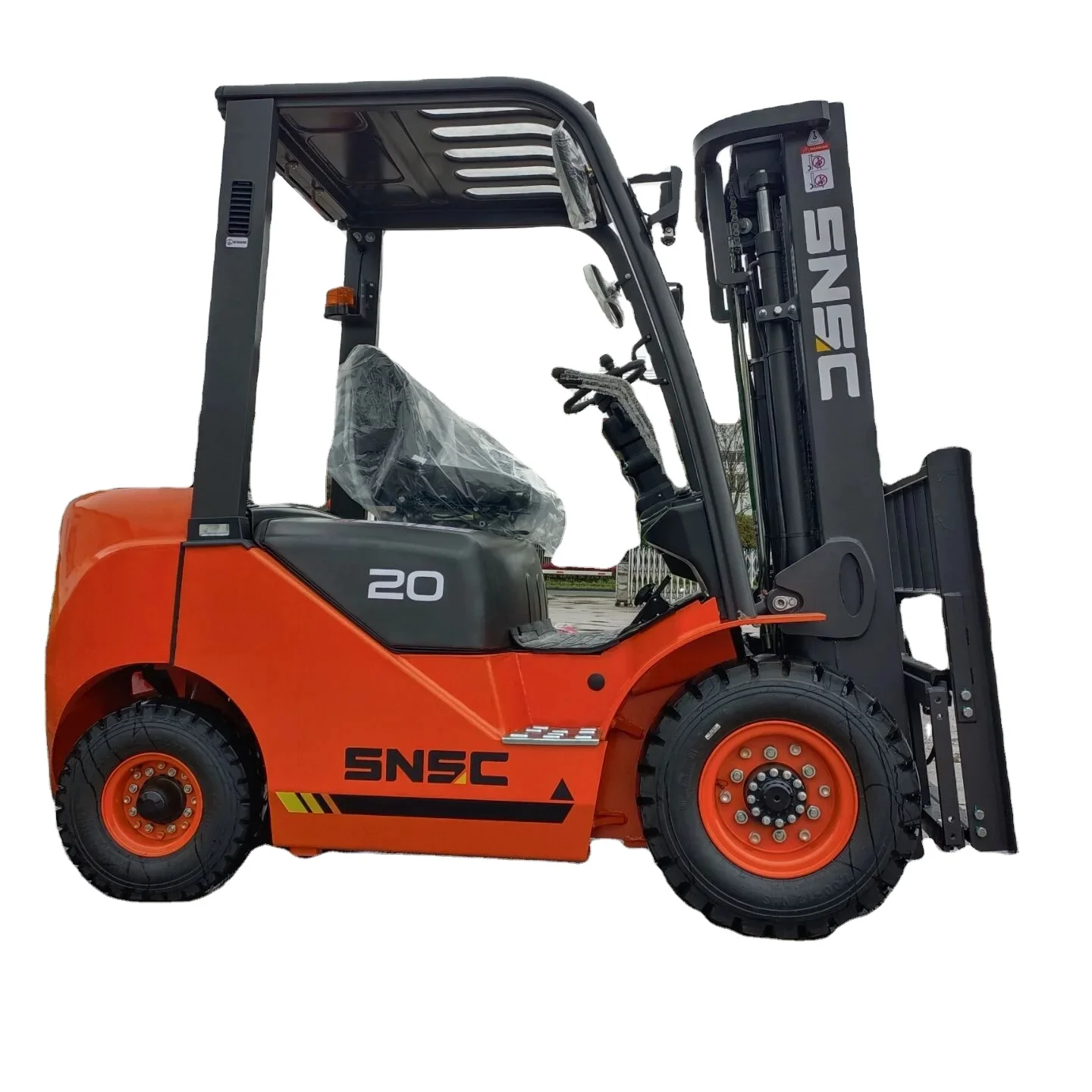 Ιαπωνία Nissan Engine FL20 2 τόνων LPG Gas Forklift Διπλό καύσιμο φορτηγό 2