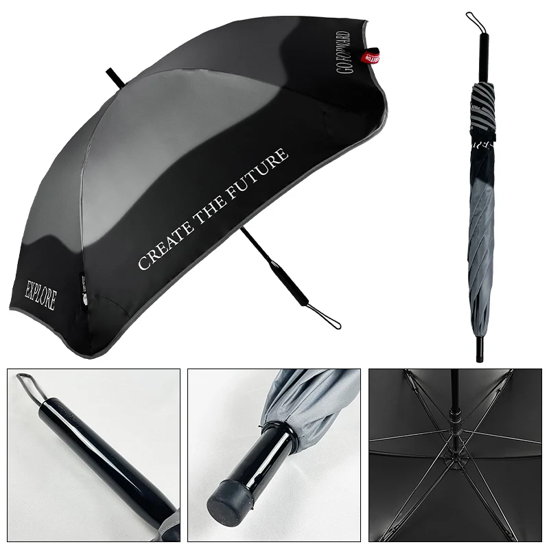 Custom Promotional folf umbrella Advertisement GiftGerman High Quality uv waterproof Straight Umbrella with logo