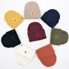 Fashion Hat Supplier Wholesale Custom High Quality Unisex Slouchy Thick Knitted Beanie Hats
