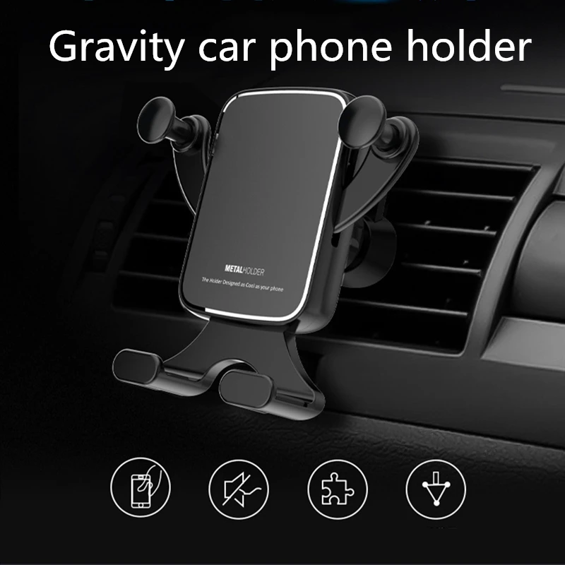 Car Phone Holder Mount Air Vent Hands Free Cell Phone Holder For Iphone
