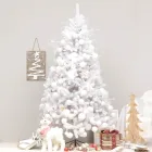 Prices Tree Made In Shuang Yuan Factory Support Wholesale Artifical Wrapped Struction White PVC Christmas Tree