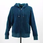Winter Coat Factory Sale Zip Up Hoodie Grey Hooded Winter Women's Coat Fleece Jacket