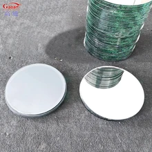 Factory Wholesale Furniture Frameless Bathroom Two-Way Adhesive Square Wall Coaster Round 80Cm Cheap Without Frame Decor Mirror